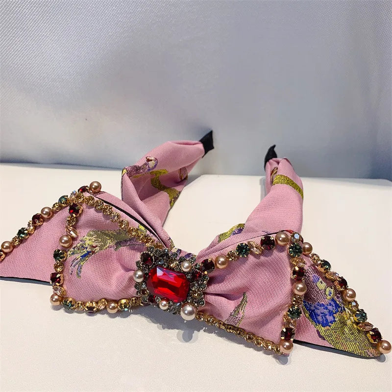 Big Bows Headbands Bow Headband Hairbands for Women Girls Hair Hoop Birthday Halloween Christmas Party Costume Accessories Gifts