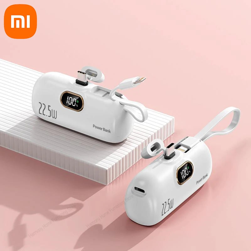 Xiaomi Mini Convenient Mobile Power Bank 30000mah Portable Fast Charging Suitable For iPhone 16  Samsung Xiaomi External Battery