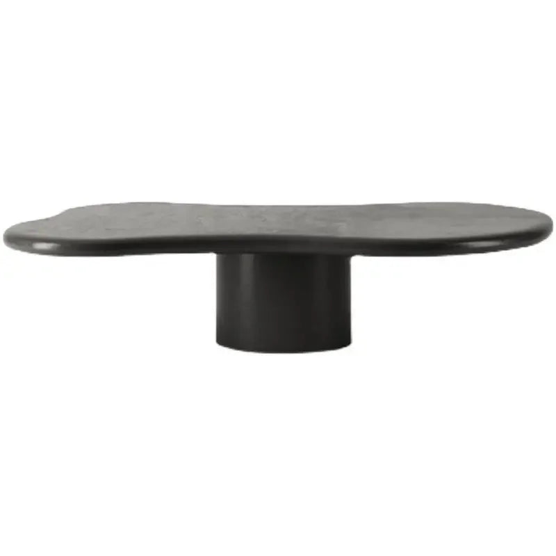 Nordic Wind Wood Art Coffee Table Cloud Shaped — Beige | KIMLUD