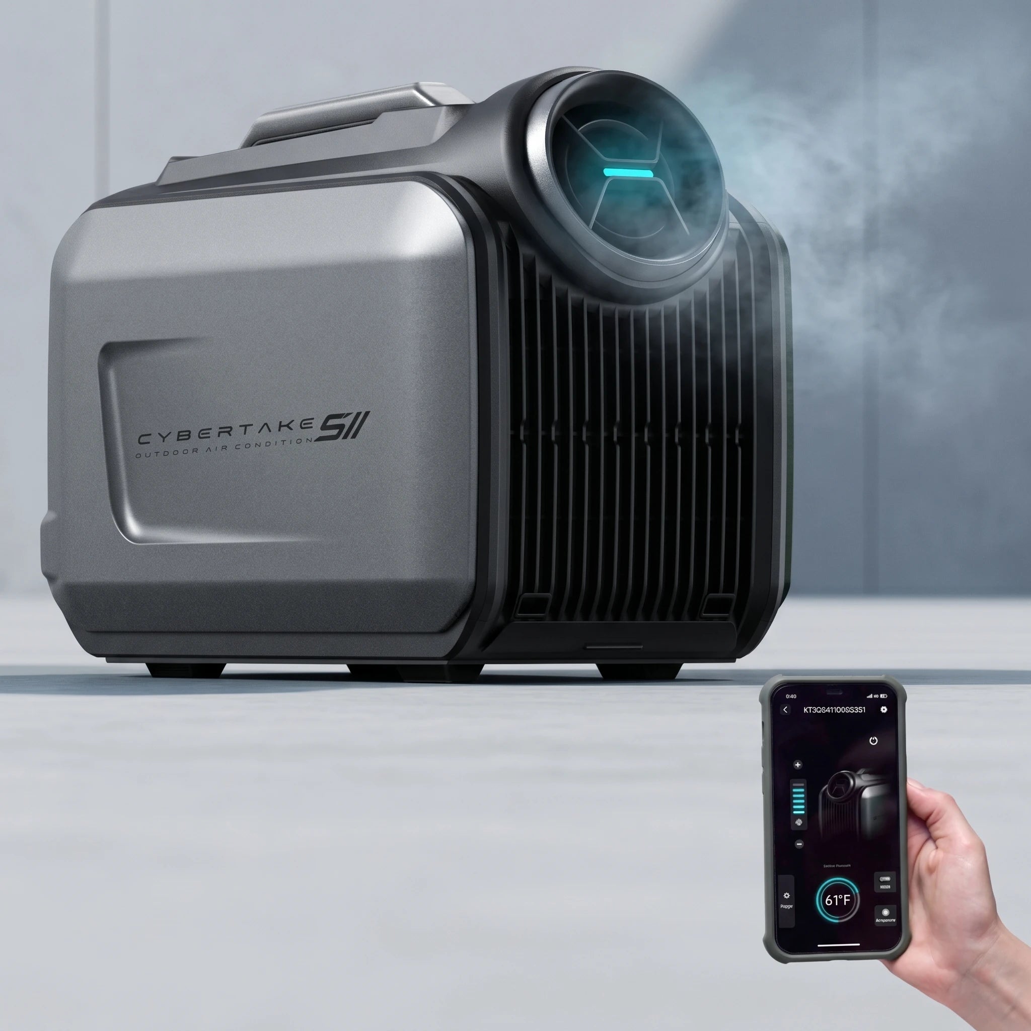 Portable Outdoor Air Conditioner S2 Pro — Black | KIMLUD