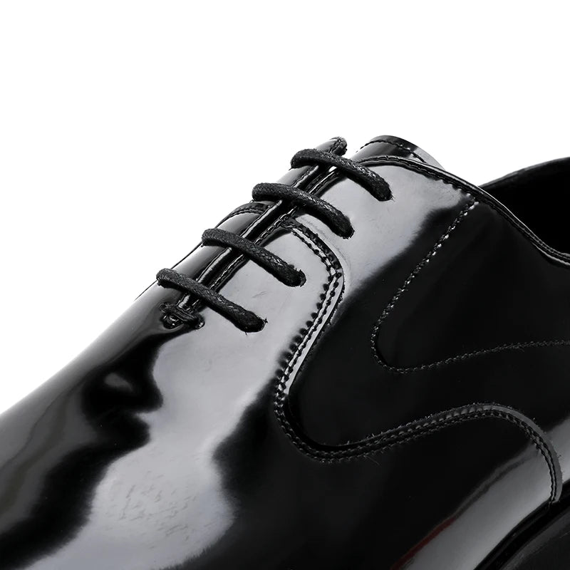 Men's Leather Shoes – Formal Business Style – Split Leather Upper | KIMLUD