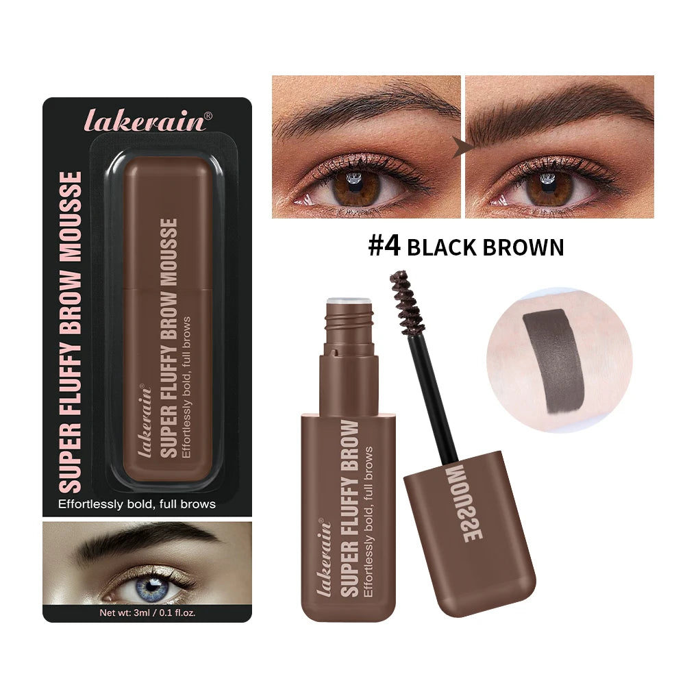 Waterproof Eyebrow Mousse Superfluff Volumizing Brow Thick Fluffy Brows Soft Long-lasting Makeup Fluffy Thick Eyebrows  Makeup
