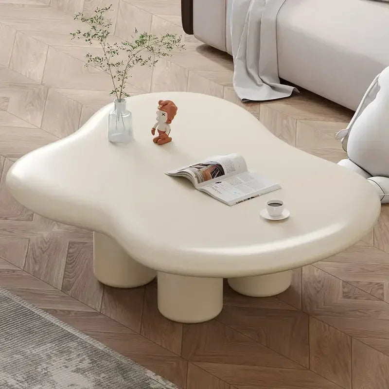 Nordic Living Room Cloud Coffee Table Design Irregular Creative Coffee Tables Cream Style Tavolino Da Salotto Home Furniture