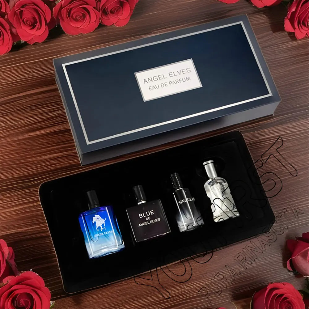 Eau De Parfum Gift Set For Men Long Lasting — Clear | KIMLUD