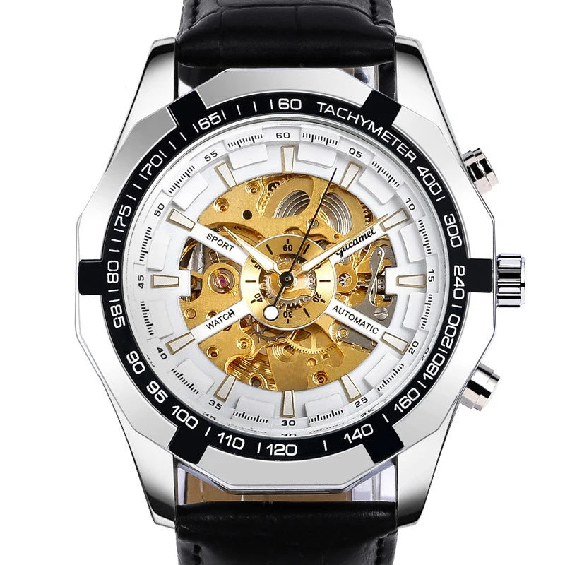 UTHAI M12 Casual and fashionable Men watch, night light automatic mechanical watch, cool clock gift，watches for man