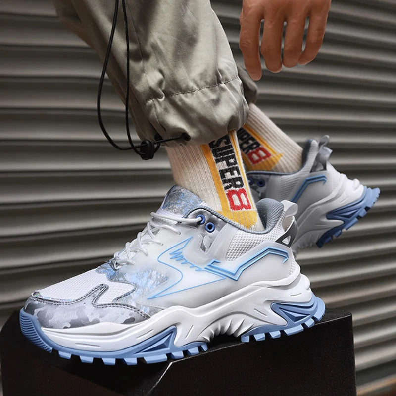 Men's Sneakers - Breathable Mesh - Casual | KIMLUD