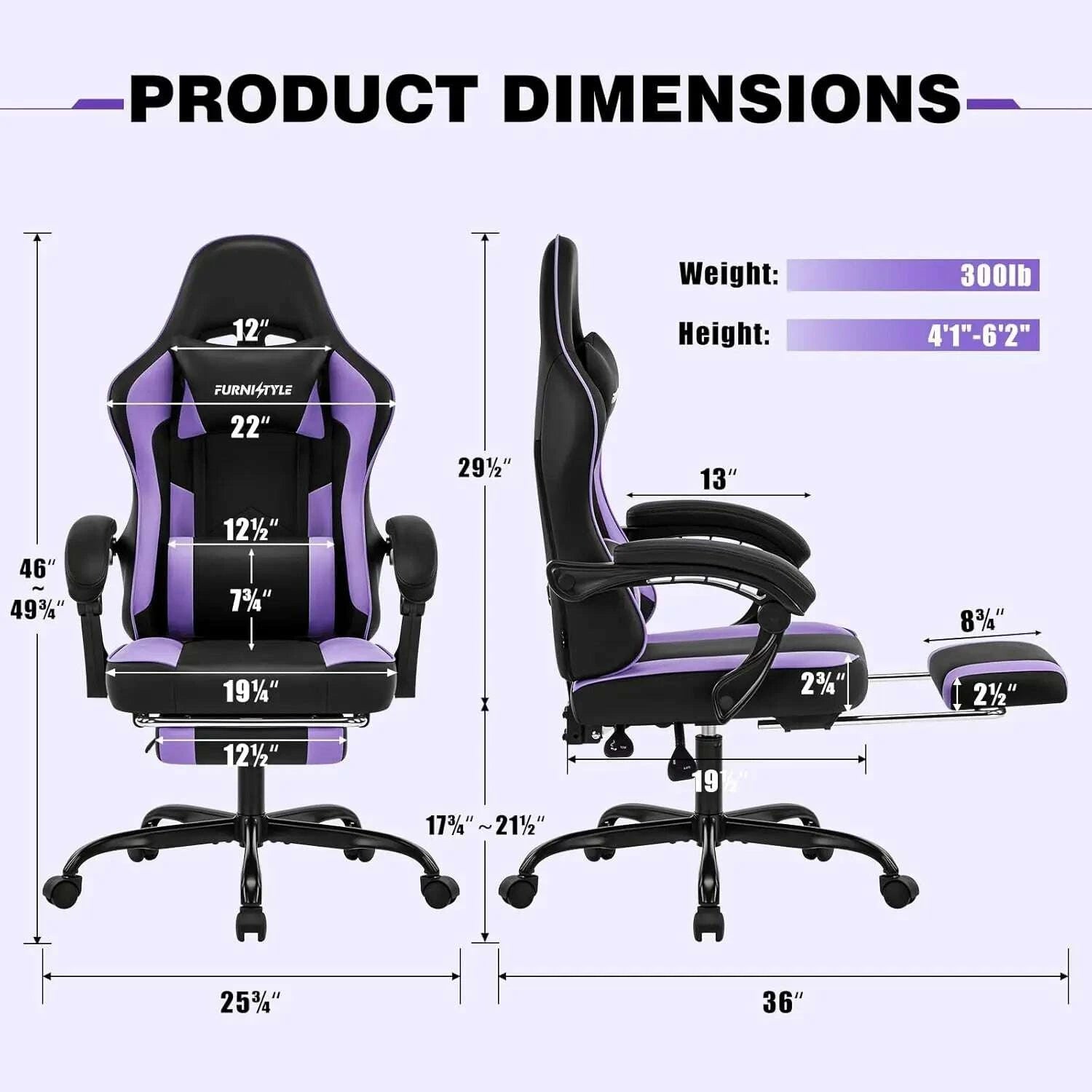 purple-ergonomic-high-back-gaming-chair-for-adults-and-teens-with-extended-footrest-and-removable-headrest-comfortable-computerkimludkimlud-35574309