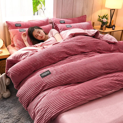 Duvet Cover – Winter Warmth – Velvet | KIMLUD