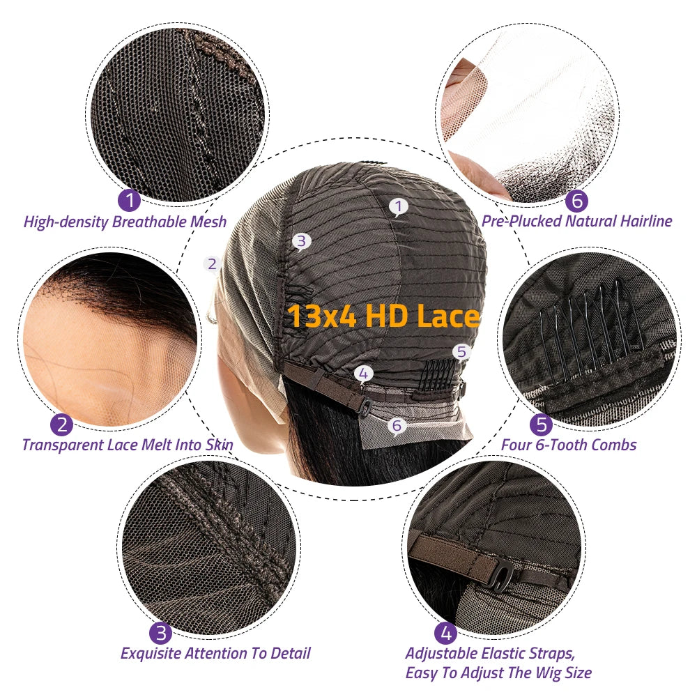Lace Front Wig – 200 Density – Human Hair – 427 Blonde Brown | KIMLUD