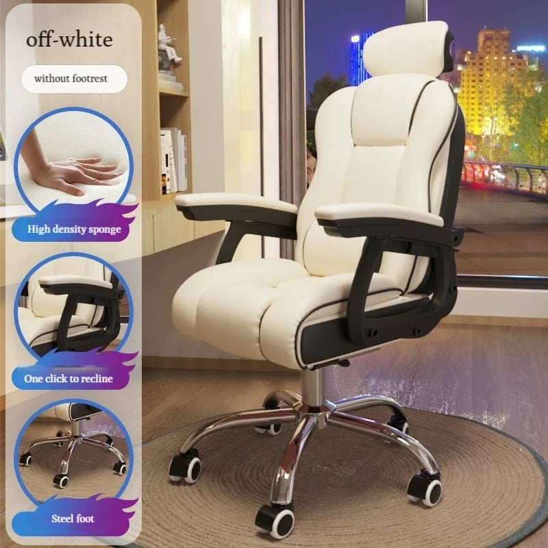 z for China factory wholesale high back swivel office chair pu leather armchair height adjustable office chair with footrest