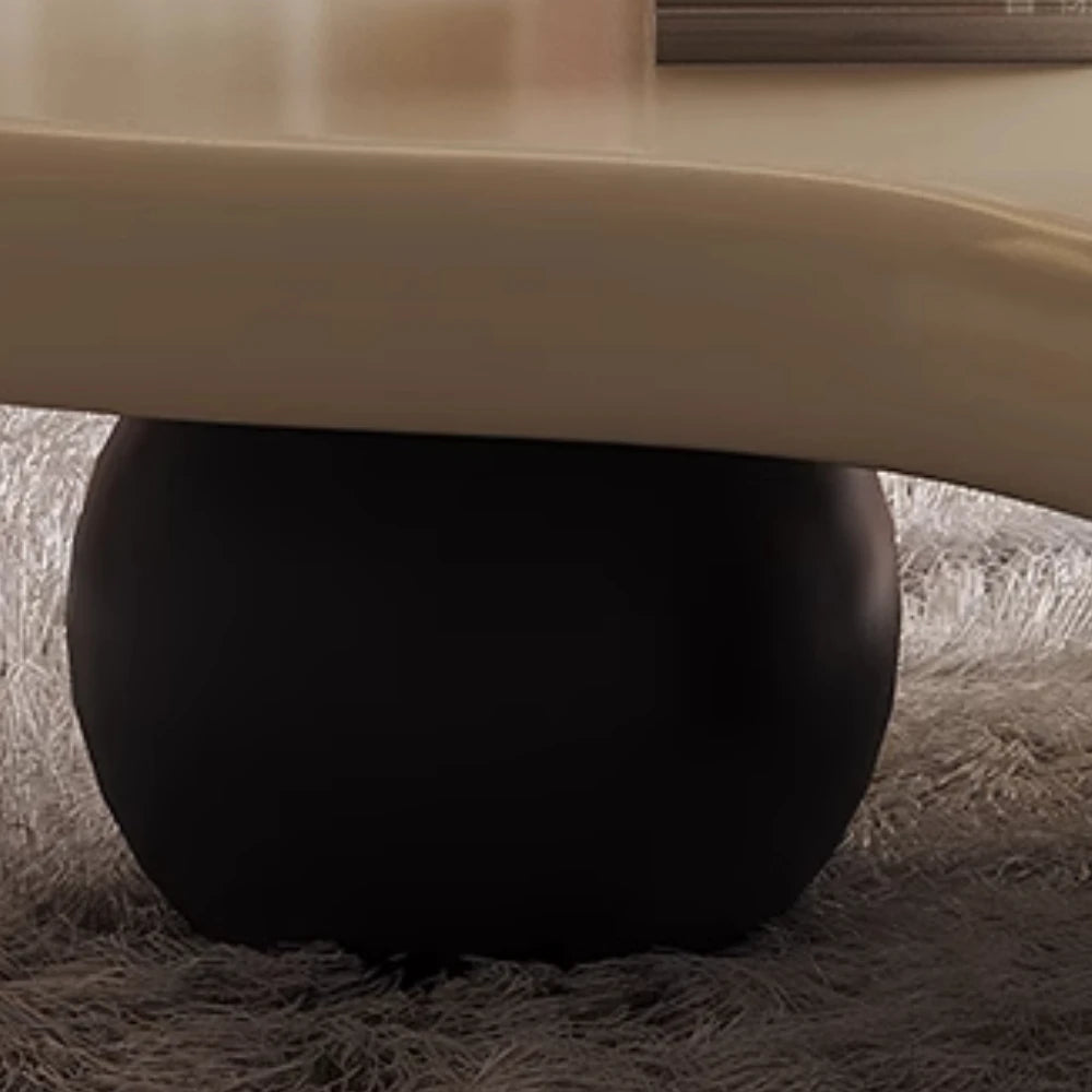 Black Modern Side Table Round Organizer Minimalist Unique Coffee Tables Premium Nordic Tavolino Da Salotto Home Furniture