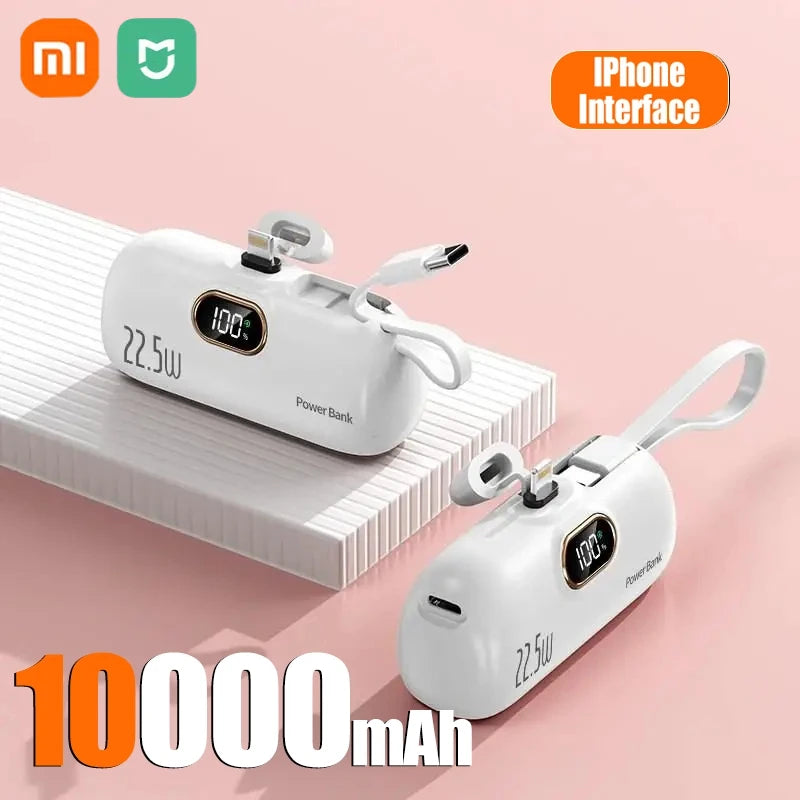 Xiaomi Mini Convenient Mobile Power Bank 30000mah Portable Fast Charging  suitable for iPhone 16 15 14 Samsung External Battery