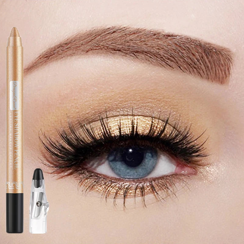 Eyeshadow Pencil – Long-Lasting Waterproof – Metallic Blue | KIMLUD