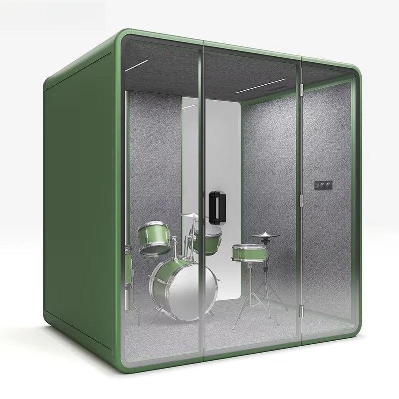 Acoustic Meeting Pod – Soundproof Booth – Carbon Fiber Frame | KIMLUD