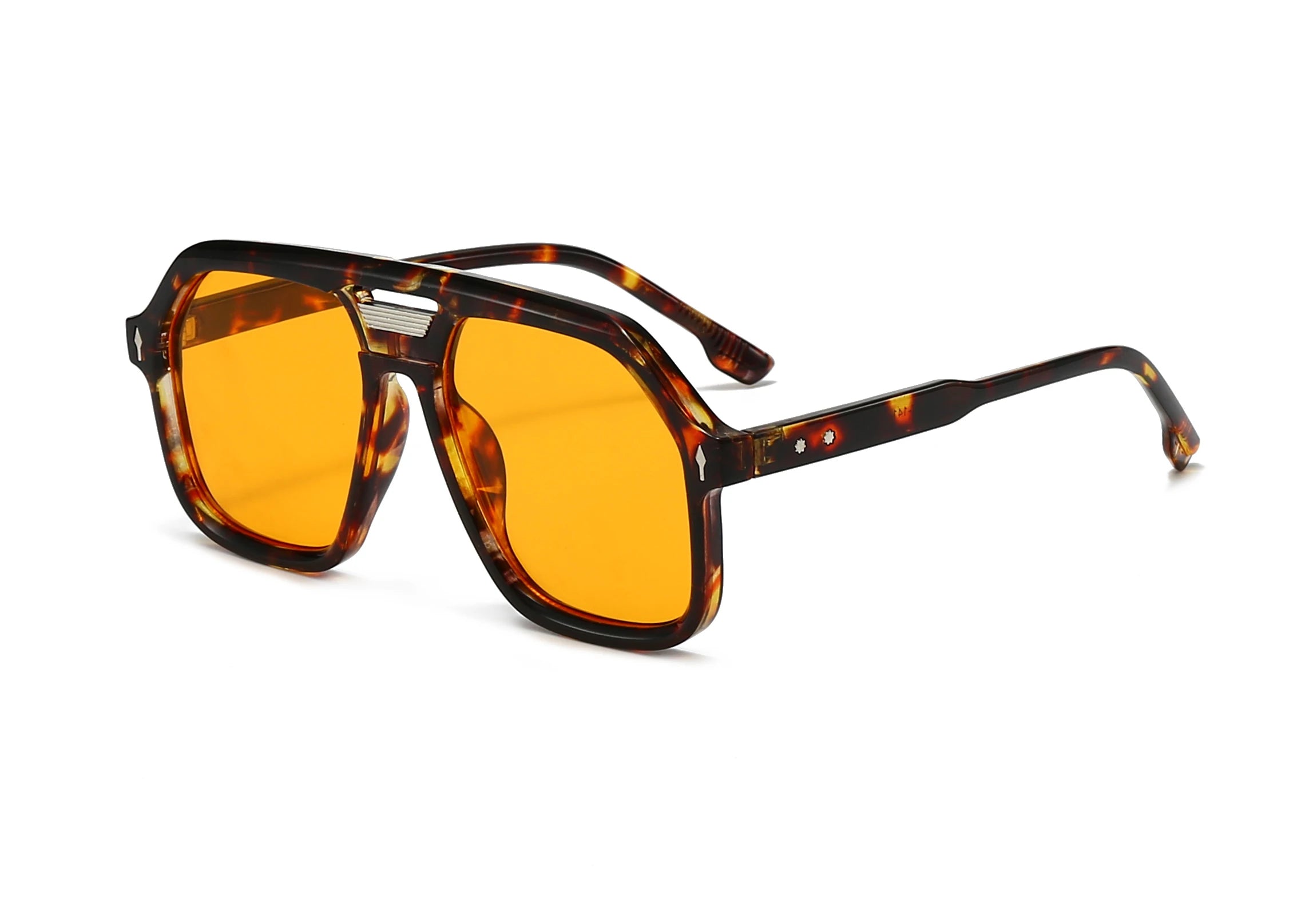Acetate Sunglasses Oversized Vintage Hip Hop Square — Black | KIMLUD