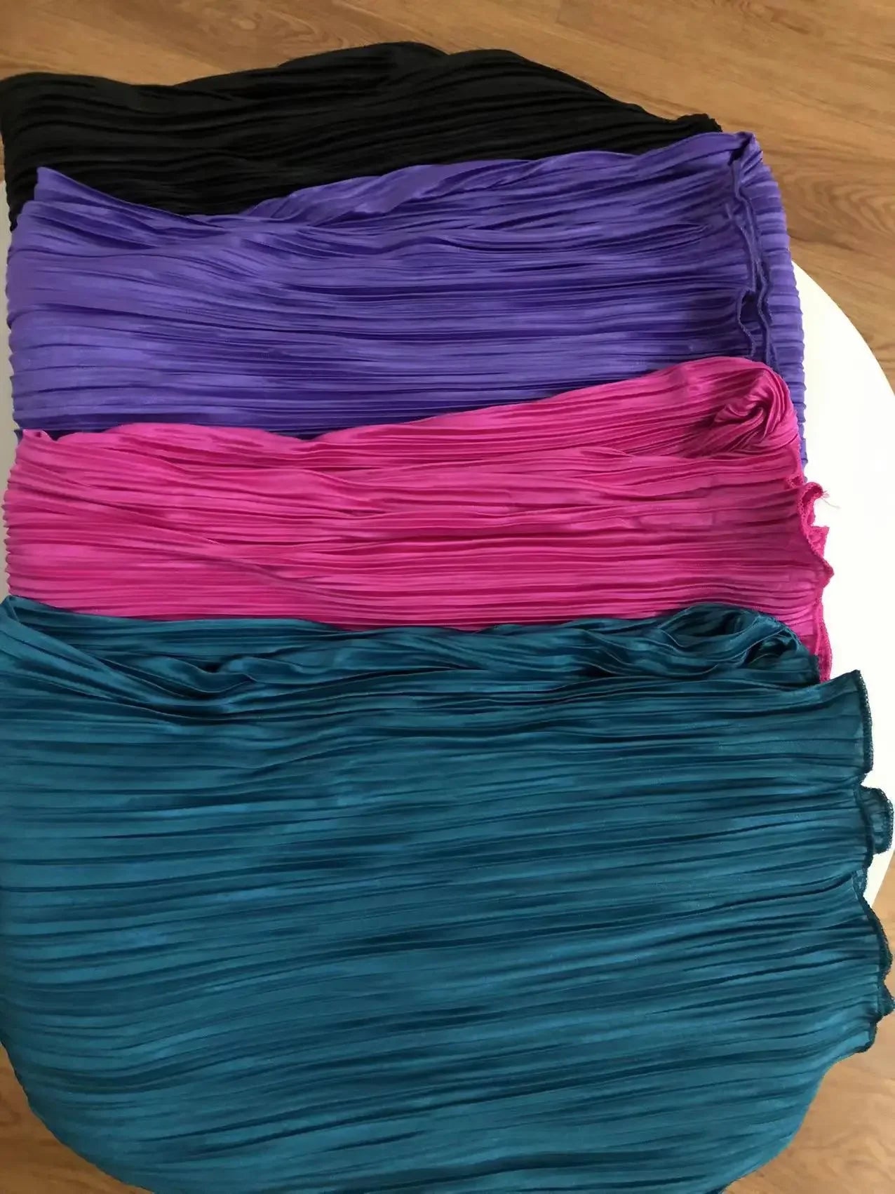 KIMLUD, 2023 Spring Summer Best Seller Solid Color Draped Loose Fit Smooth Pleated Women's Casual 2-Piece Set Stock Available, KIMLUD Womens Clothes