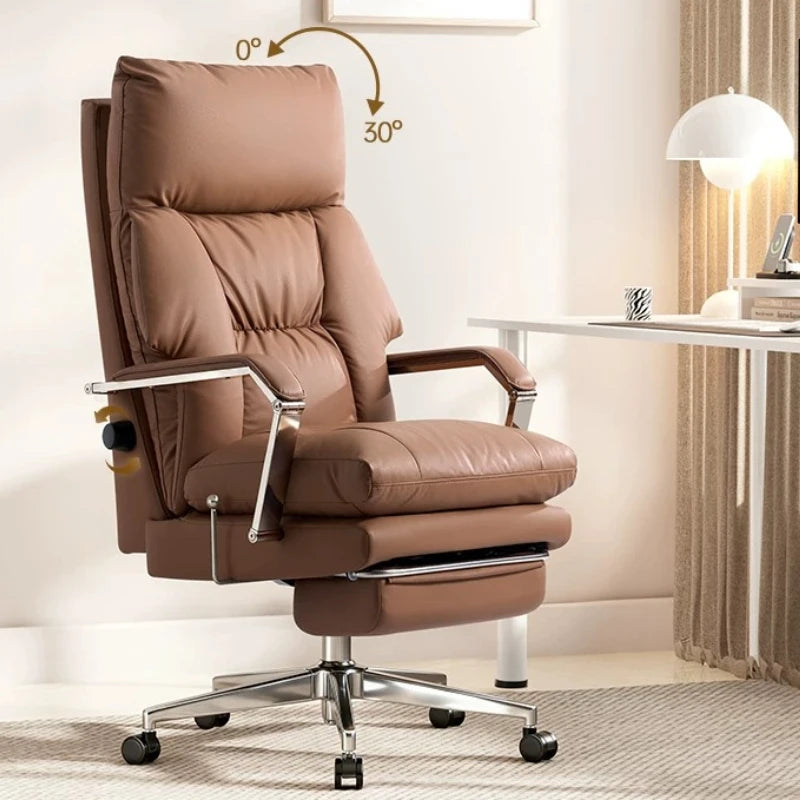 Executive Ergonomic Office Chair Sculpted Support — White | KIMLUD