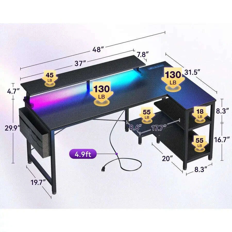 48-inch-gaming-desk-with-usb-charging-ports-and-led-lights-reversible-l-shaped-computer-desk-with-storage-shelves-amp-monitorkimludkimlud-35572106