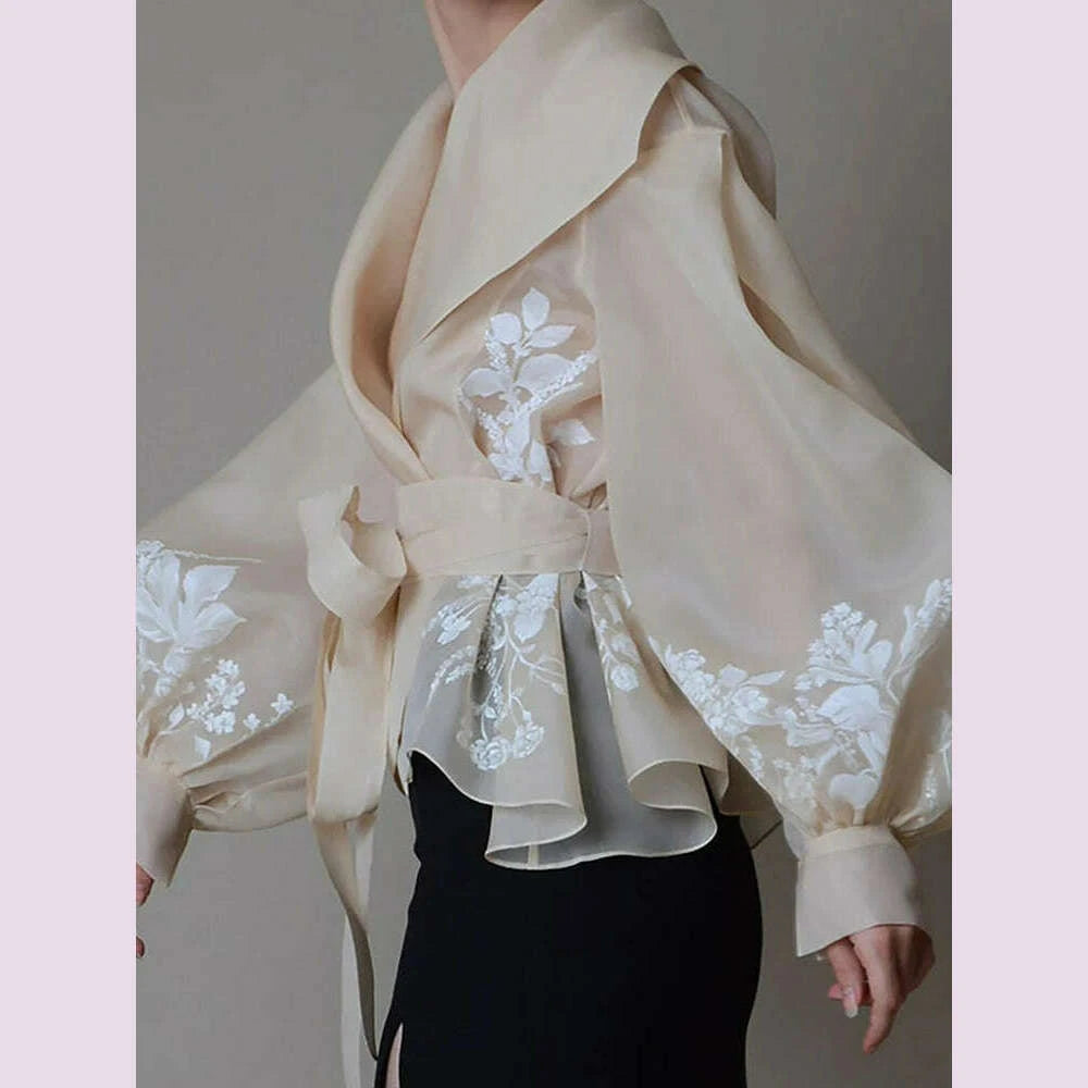 twotwinstyle-colorblock-patchwork-lace-up-shirts-for-women-v-neck-lantern-long-sleeve-temperament-blouses-female-fashion-stylekimlud-womens-fashion-34602334