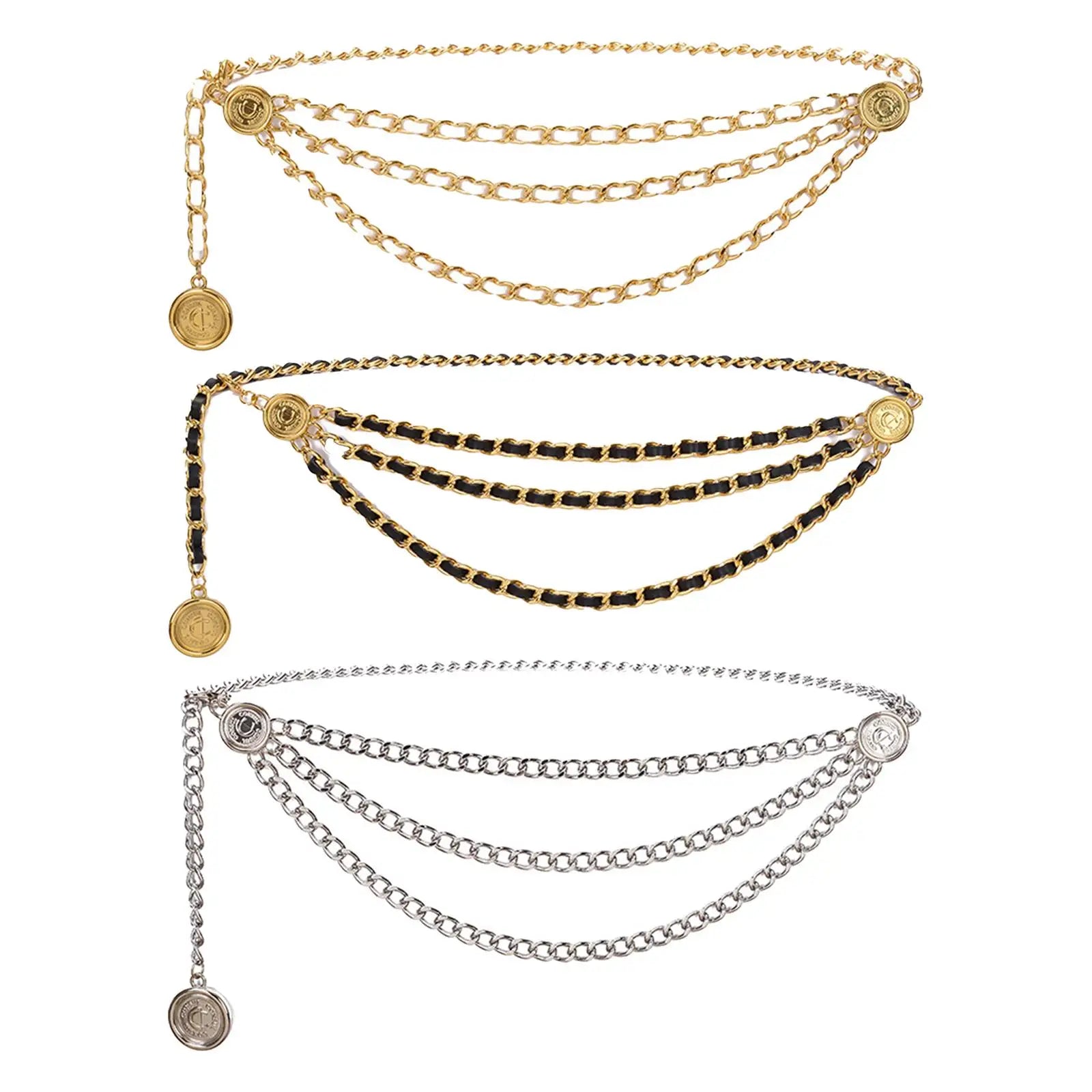 Tassel Waist Chain Belt Multilayer Accessories Retro Delicate for Women Dresses Wedding Bridal Belt Female Jewelry Body Chain