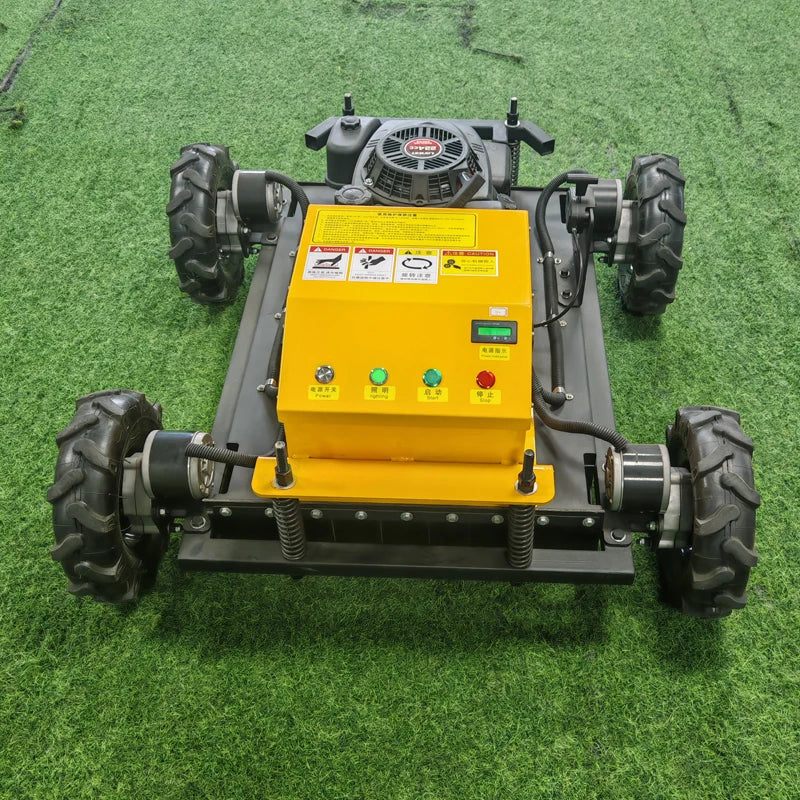 Remote Control Lawn Mower – Four-Wheel Drive – 550mm Width | KIMLUD
