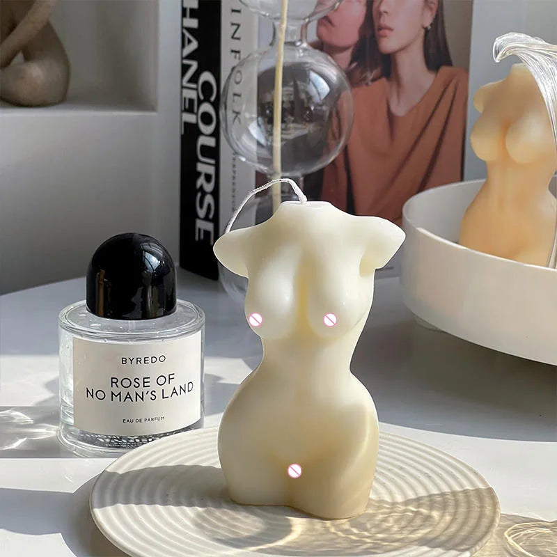 KIMLUD, Sexy human silicone Mold DIY Aromatherapy candle Handmade soap silicone mold, KIMLUD Womens Clothes