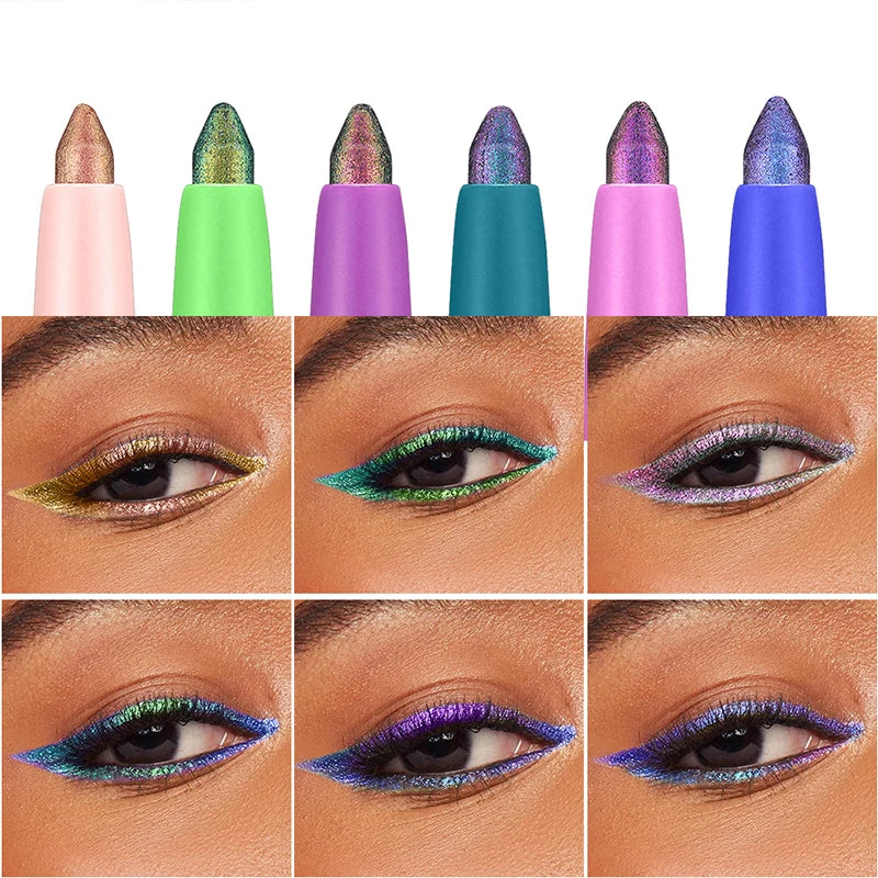 The color-changing eyeshadow stick eyeliner is waterproof and has smooth color, comfortable to use, and can last for a long tim