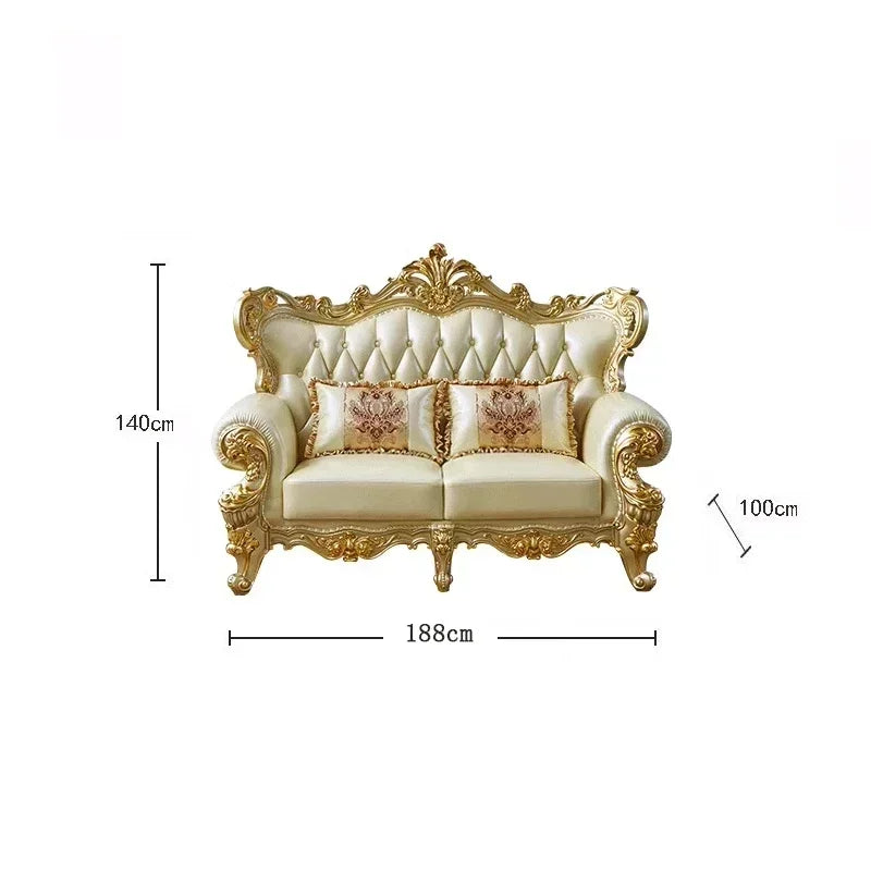 Large Filler Golden Sofas Wood Design Reclining Designer Luxury Couch Lounges Modular Nordic Canape Salon Furniture Home