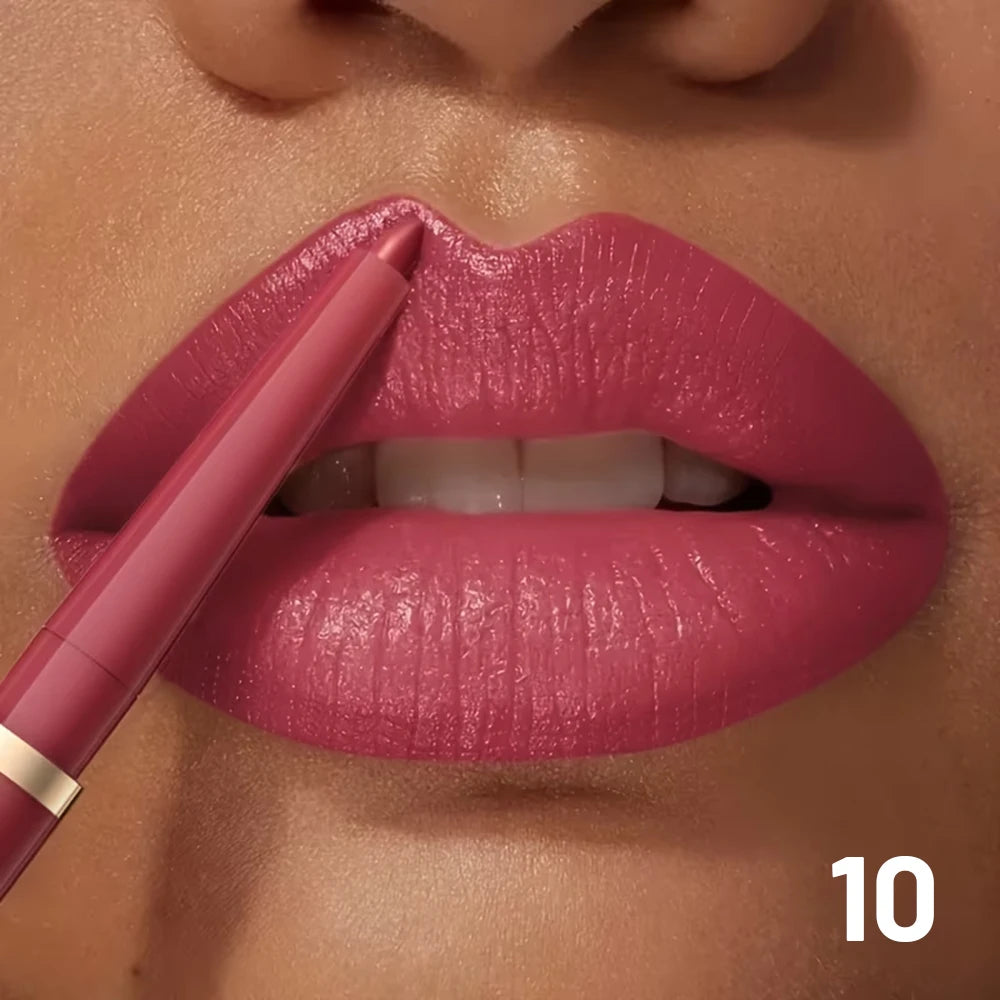 Waterproof Matte Lip Liner Pencil Retractable — Nude Matte | KIMLUD