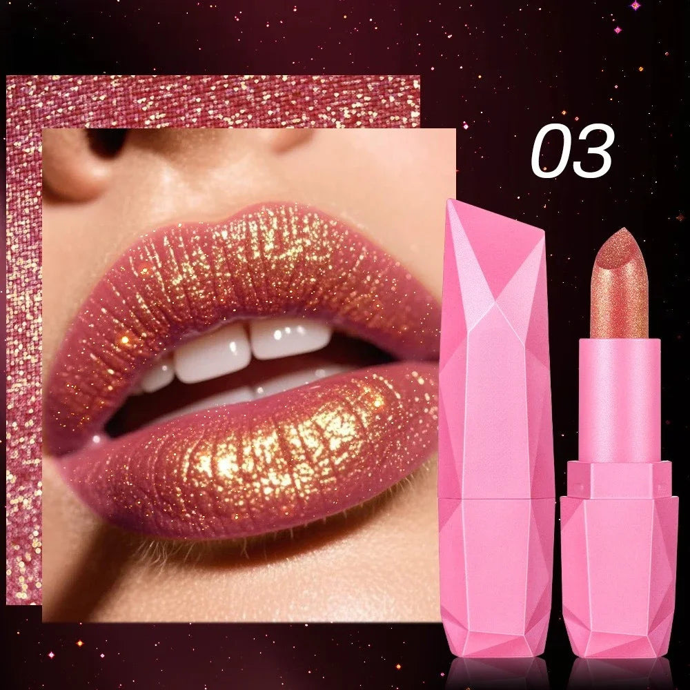 Lipstick – Glitter Lipstick Hydrating Formula – Lip Color | KIMLUD