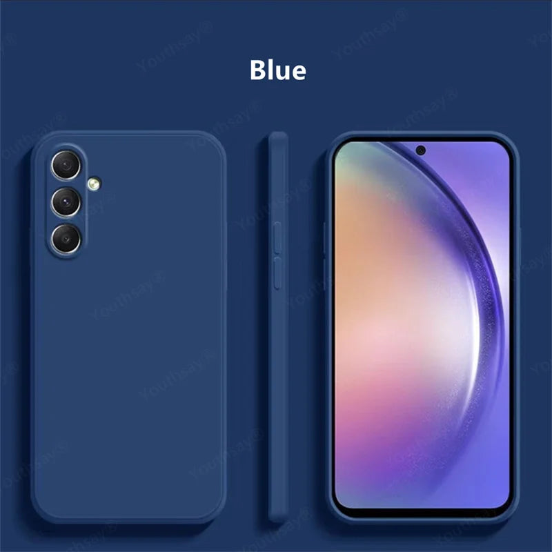 Liquid Silicone Phone Case Soft Original — Black | KIMLUD