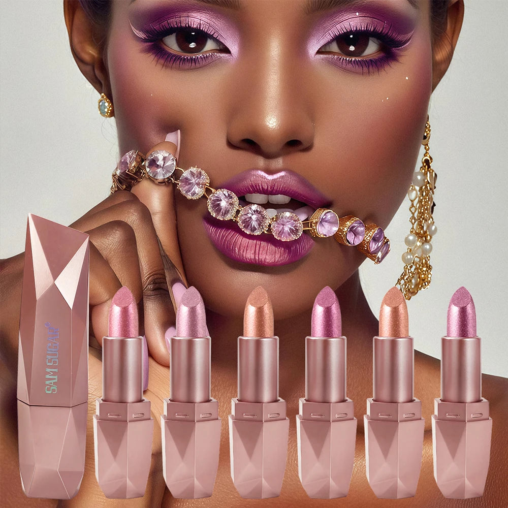 Gold Lipstick Diamond Pearl Sparkle — Rose Gold | KIMLUD