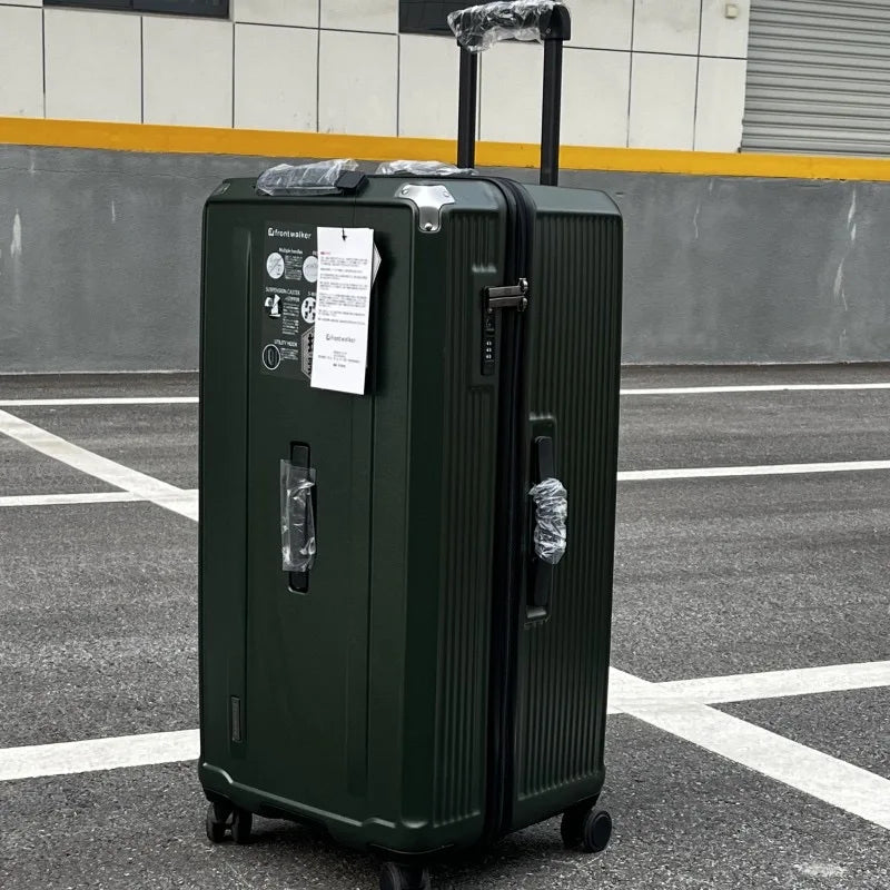 Large Size Suitcase with Five Wheels Brake Luggage Carrier 28 inch PC Material Cabin Trip Suitcase TSA Lock 32/36/50 inches