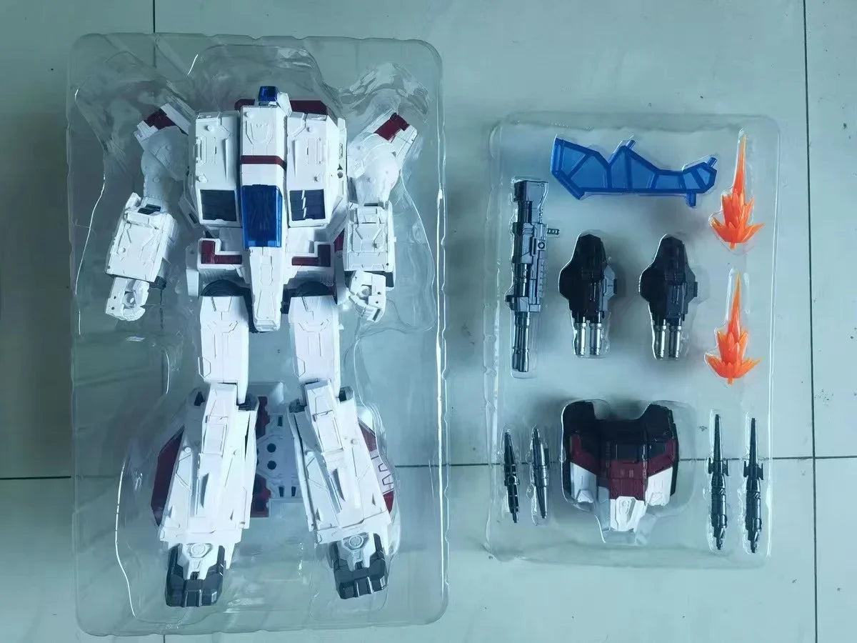 Enlarged Version KO MP57 Deformation Toy Model Car Robot Airplane - Vincoroor Jetfire Skyfire Siege Series V33-06