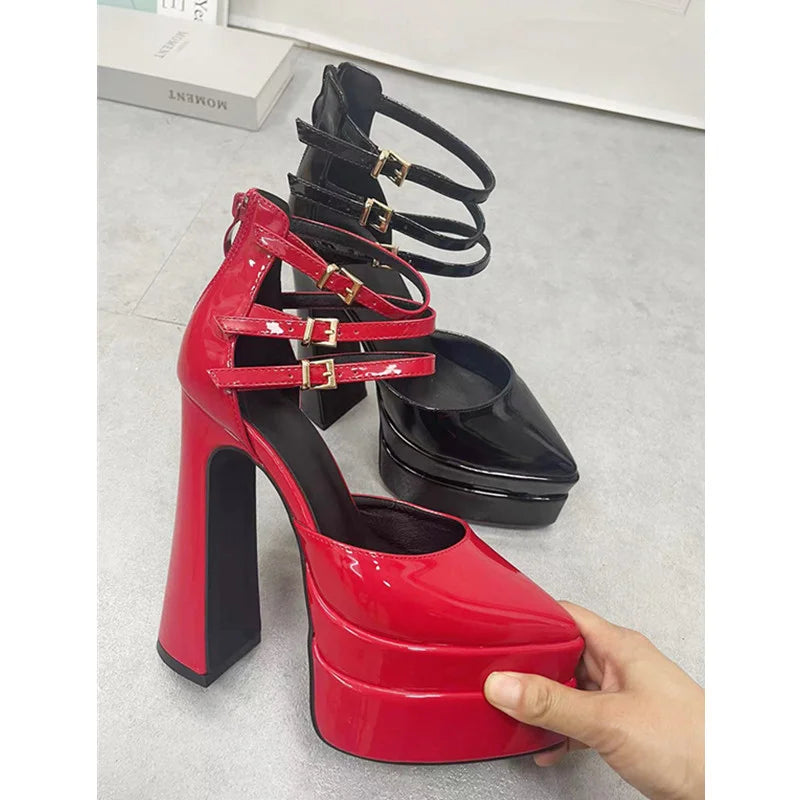 Women's High Heels Platform Sandals Sexy Dress Party Wedding Shoes Female Sandal New 2023 Brand Fashion Pumps Shoes