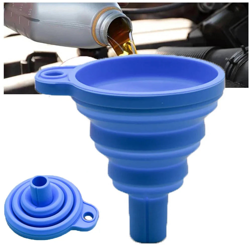 Car Funnel – Collapsible Universal-Fit – Silicone | KIMLUD