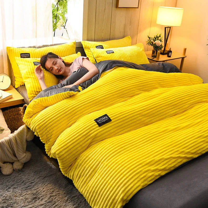 Duvet Cover – Winter Warmth – Velvet | KIMLUD