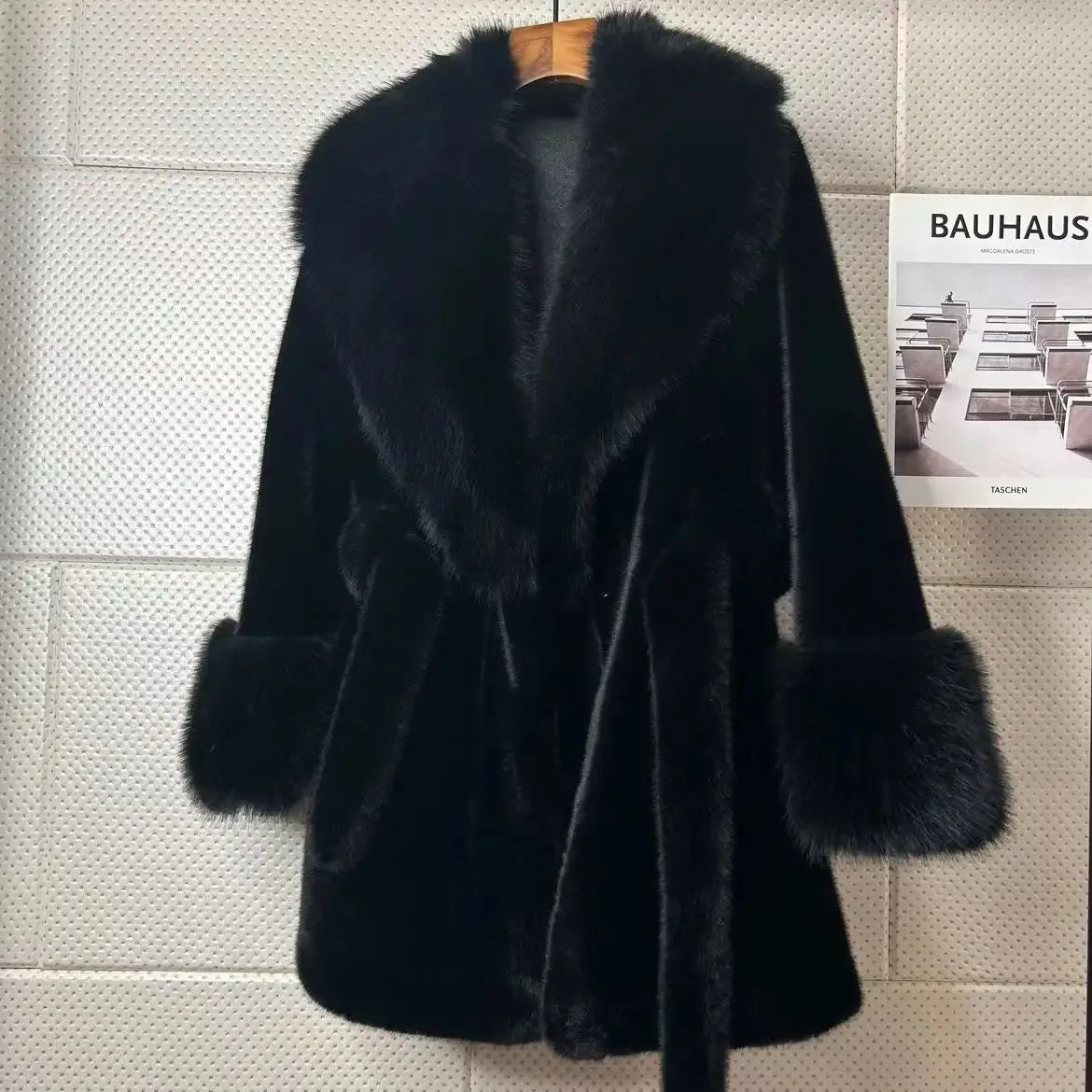 Coats – Thick Warm Long Coat – Faux Fox Fur – | KIMLUD