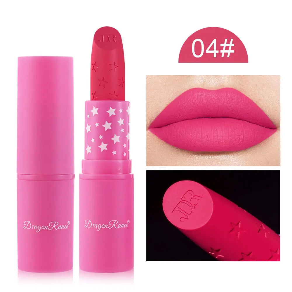 Velvet Matte Lipstick Waterproof — Nude Pink | KIMLUD