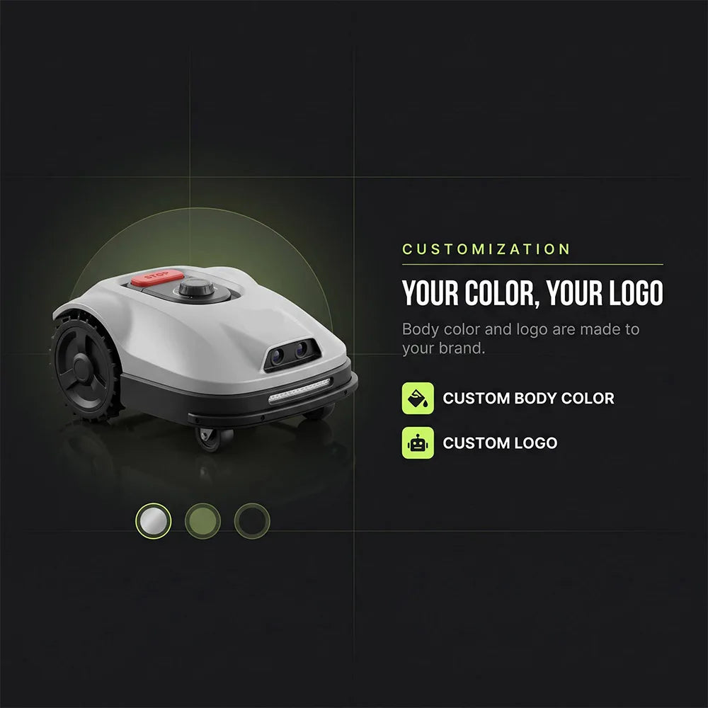 Robotic Lawn Mower – RTK Navigation AI Obstacle Avoidance – Wire-Free | KIMLUD