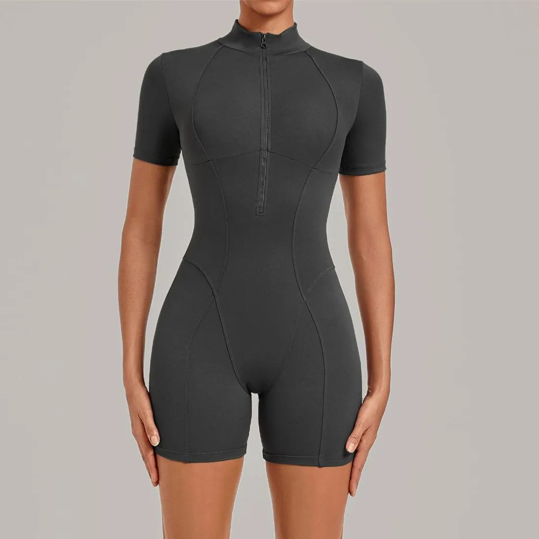One Piece Jumpsuit – Triangle Back – Nylon Elastane – Sleeveless | KIMLUD