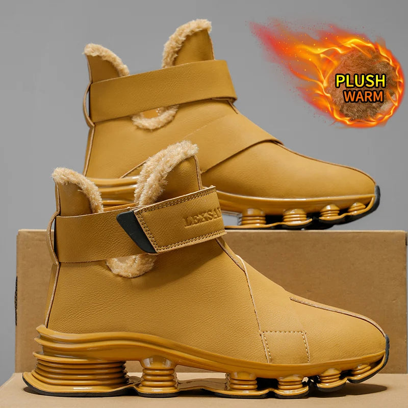 Men's Snow Boots – Waterproof – Ankle Boot | KIMLUD