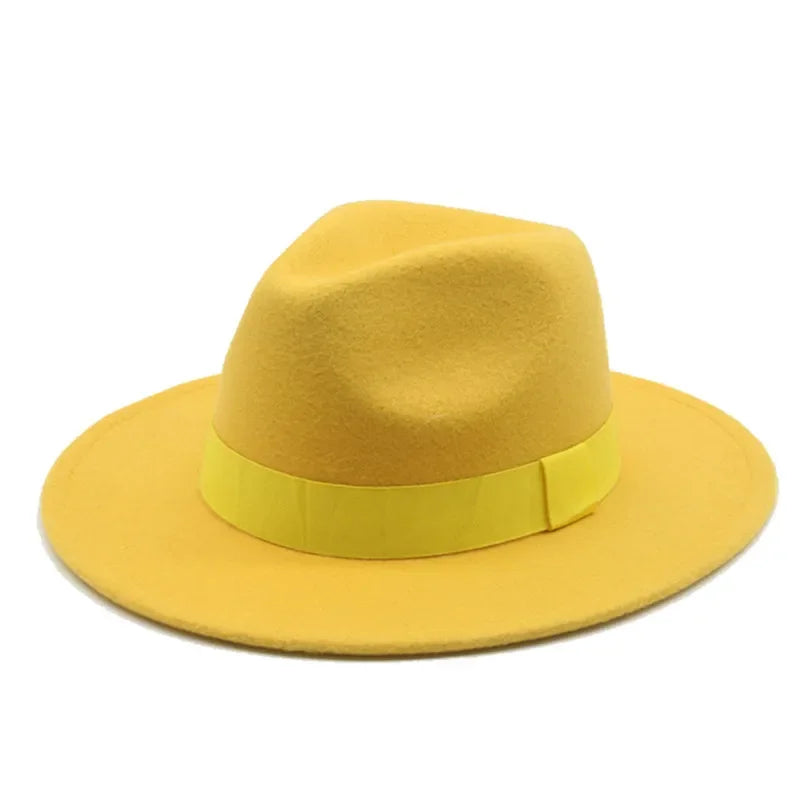Fedora Hat – Unisex Decorative – Cotton-Polyester | KIMLUD