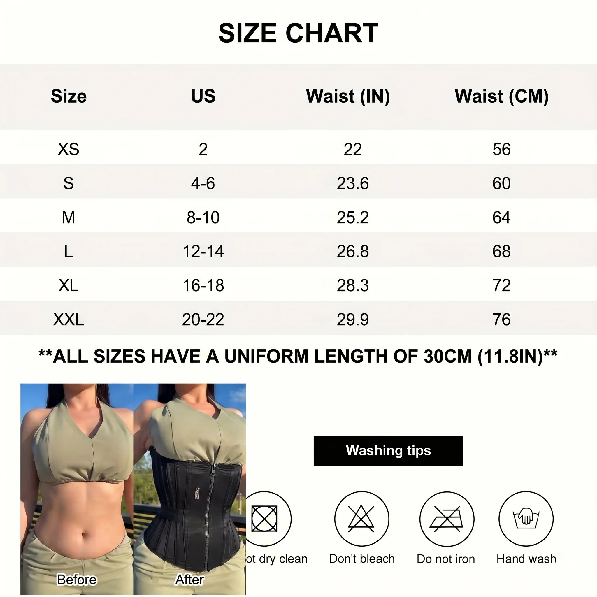 Women's Waist Trainer Corset With Belt - Zipper Closure & Hookeye Buckle Design, Posture & Tummy Control Slimming Belt 18 Steel Bones, High Compression Shaper Tops For Workout & Daily Wear, Black, 2026 New Version
