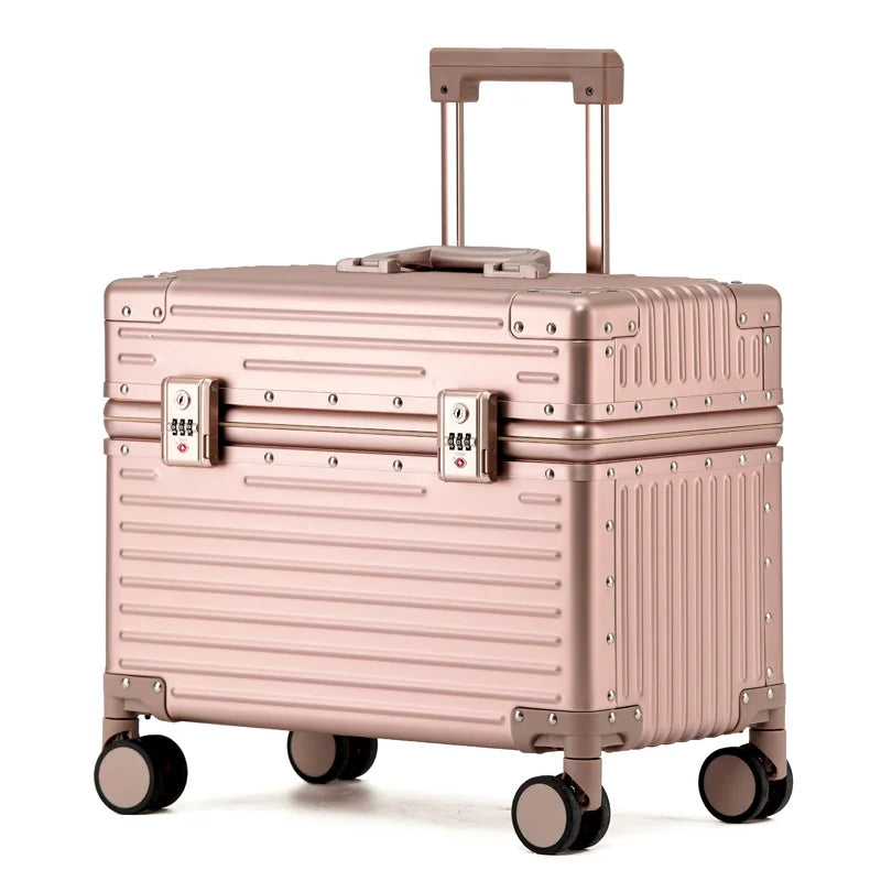 18 Inch Aluminium Frame Camera Equipment Case With Wheels Trolley Case 20 Inch Suitcase Trip Cabin 22 Inch On the Flap Suitcase