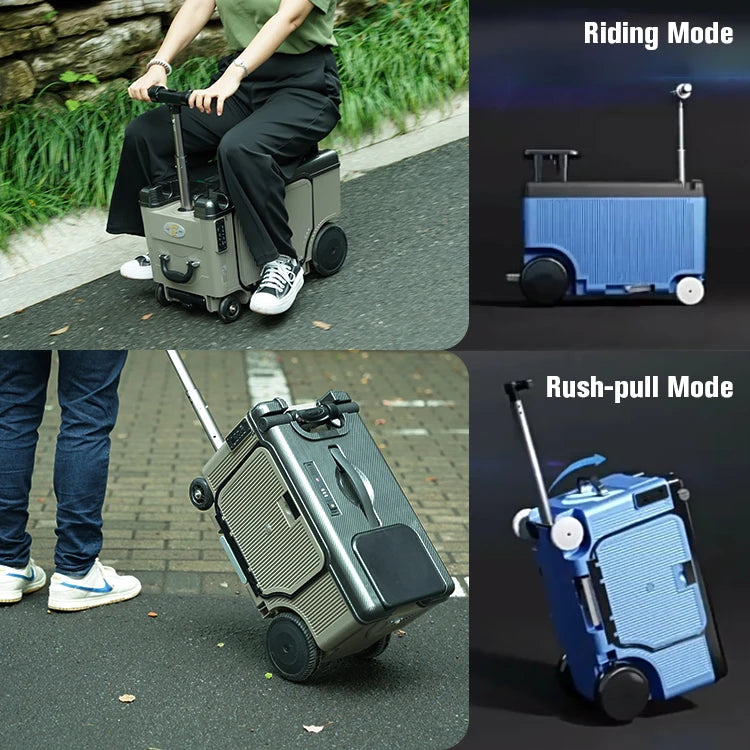 ABS-PC Luggage 20 Inch Electric Trolley — Custom Color | KIMLUD