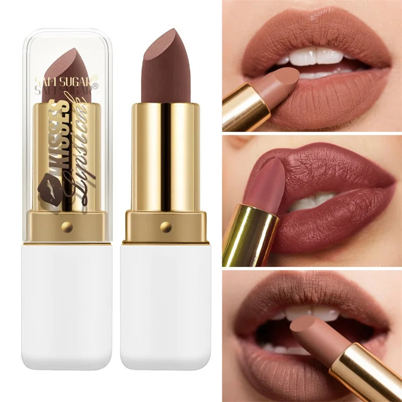 Lipstick – Waterproof – Glitter Velvet – Pearlescent Purple | KIMLUD