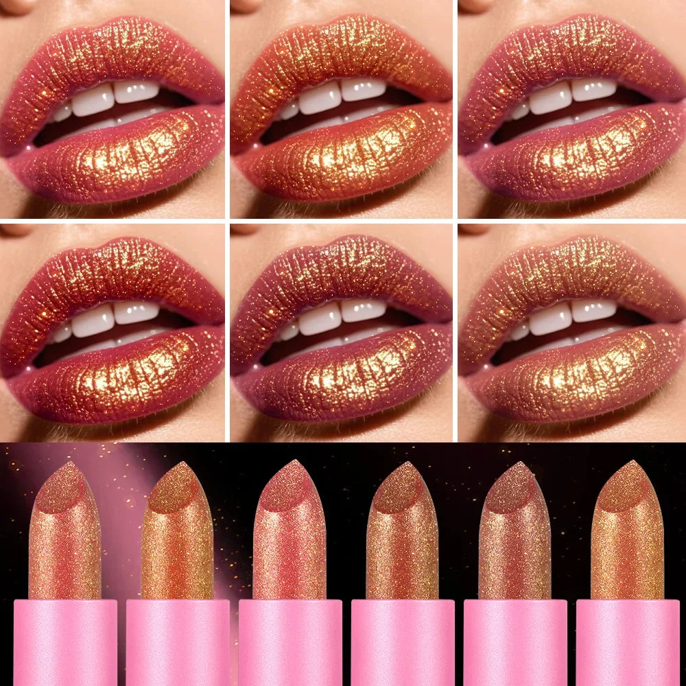 Lipstick – Glitter Lipstick Hydrating Formula – Lip Color | KIMLUD