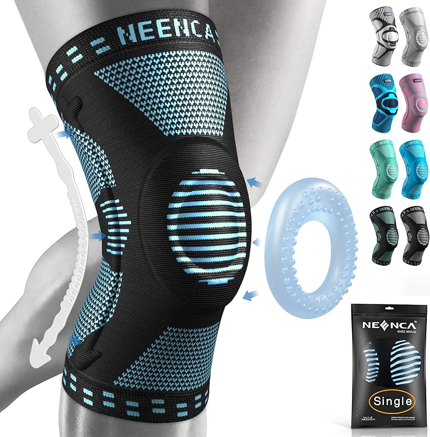 KIMLUD, NEENCA Knee BracesCompression Knee Support for Knee Pain Relief  Sleeve  Meniscus Tear ACL Arthritis Joint Pain Injury Recovery, KIMLUD Womens Clothes