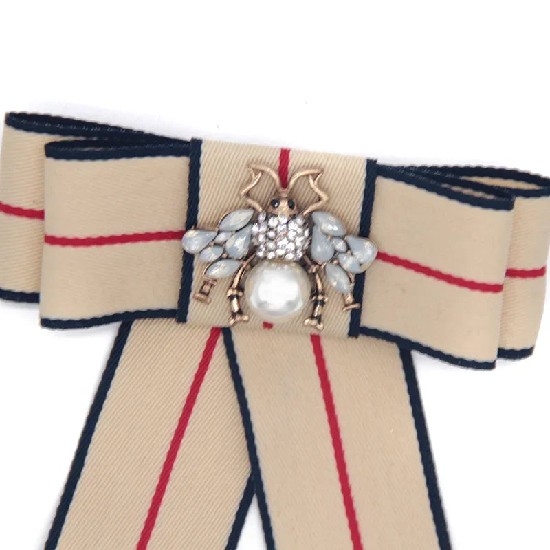 Brooch – Bowknot Design For Women – Zinc Alloy | KIMLUD
